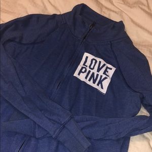 Blue Love Pink zip up